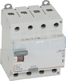 P-304 25A/30mA A DX3 4P Wyłącznik różnicowoprądowy