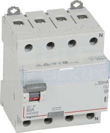 P-304 80A/30mA A DX3 4P Wyłącznik różnicowoprądowy