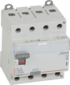 P-304 100A/500mA A DX3 4P Wyłącznik różnicowoprądowy