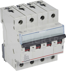 S-304 C-0,5 TX3 4P 6kA Wyłącznik nadprądowy