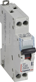 DX3 1P+N C20A 6kA Wyłącznik nadprądowy