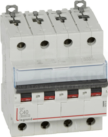 DX3 4P C40A 6kA Wyłącznik nadprądowy