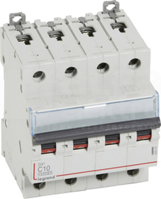 DX3 4P C10A 10kA Wyłącznik nadprądowy
