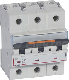 DX3 3P C40A 25kA Wyłącznik nadprądowy