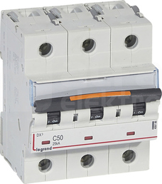 DX3 3P C50A 25kA Wyłącznik nadprądowy