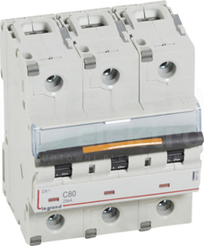 DX3 3P C80A 25kA Wyłącznik nadprądowy