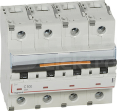 DX3 4P C100A 25kA Wyłącznik nadprądowy