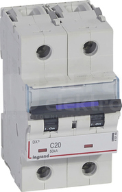 DX3 2P C20A 50kA Wyłącznik nadprądowy