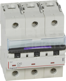 DX3 3P C40A 50kA Wyłącznik nadprądowy