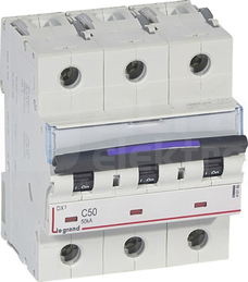 DX3 3P C50A 50kA Wyłącznik nadprądowy