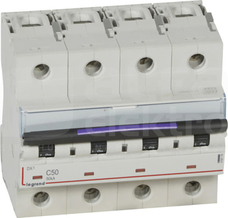 DX3 4P C50A 50kA Wyłącznik nadprądowy