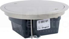4M inox IP66 Puszka podłogowa z pokrywą średnią