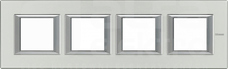AXOLUTE 4x2 aluminium mat Ramka prostokątna pozioma