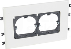 DLP-N 2xfi60 SISTENA 130mm biały Uchwyt z pokrywą