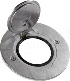 INOX Pokrywa gniazda podłogowego