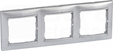 VALENA aluminium Ramka potrójna pozioma
