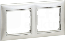 VALENA aluminium Ramka podwójna pozioma