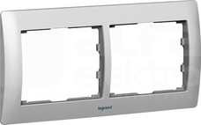 SISTENA/L metal aluminium Ramka podwójna pozioma