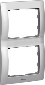 SISTENA/L metal aluminium Ramka podwójna pionowa