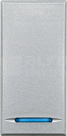 AXOLUTE 1M aluminium Klawisz jednofunkcyjny
