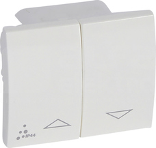 SISTENA/L natura arctic IP44 Klawisz sterowania rolet