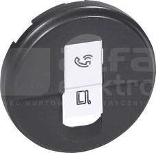 CELIANE RJ45 grafit Plakietka gniazda