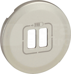 CELIANE 2xUSB tytan Plakietka gniazda zasilania