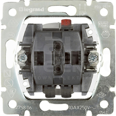 SISTENA/L 10A 250V E+N Mechanizm przycisku pojedynczego