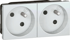 M45 2x2P+Z 45 aluminium Gniazdo zacisk automat.
