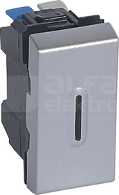M45 1M aluminium Mechanizm wyłącznika schodowego z LED