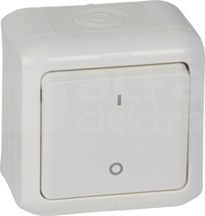 FORIX 10AX IP44 biały Łącznik podwójny
