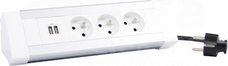 3x2P+Z+2xUSB Blok biurowy z kablem