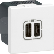 MOSAIC 2400mA Typ C biały Ładowarka USB