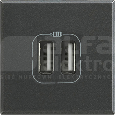 AXOLUTE antracyt Gniazdo USB