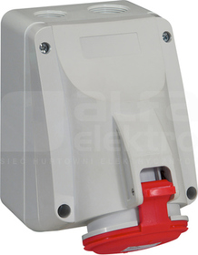 32A 3P+Z 415V IP44 Gniazdo stałe