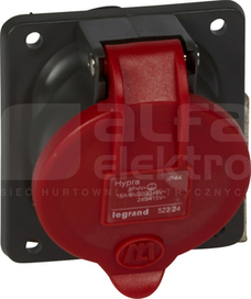 16A 3P+N+T 380/415V HYPRA IP44 Gniazdo