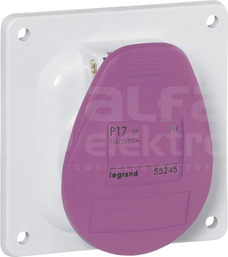 16A 2P 24V IP44 Gniazdo tablicowe
