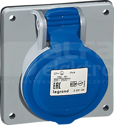 16A 2P+Z 230V IP44 Gniazdo tablicowe