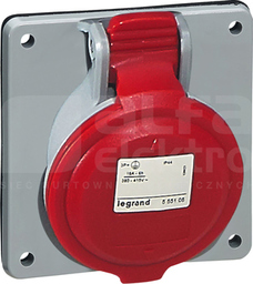 32A 3P+Z 400V IP44 Gniazdo tablicowe