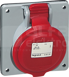 32A 3P+N+Z 400V IP44 Gniazdo tablicowe