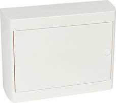NEDBOX 1x12 Rozdzielnica natynkowa drzwi białe