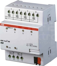 ES/S4.1.1 Aktor 4-krotny grzewczy EIB