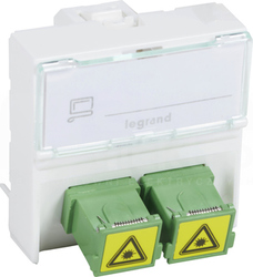 M45 2xGN SC/APC Gniazda światłowodowe przelotowe