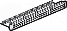 LCS 1U 48xRJ45 Panel