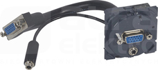 CELIANE HD15+JACK 3,5mm Gniazdo z przewodem