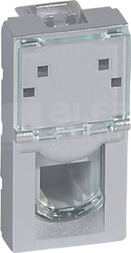 M45 1xRJ11 aluminium Gniazdo telefoniczne