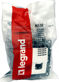 NILOE2 2xRJ45 kat.6 STP biały Gniazdo komputerowe