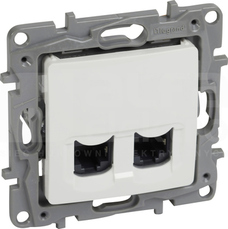 NILOE2 2xRJ45 kat.6 FTP Gniazdo komputerowe