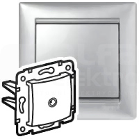 VALENA 14dB aluminium Gniazdo TV końcowe