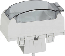 DLP 2mod 17,5mm aluminium Uchwyt do aparatów modułowych na szynę TH35
